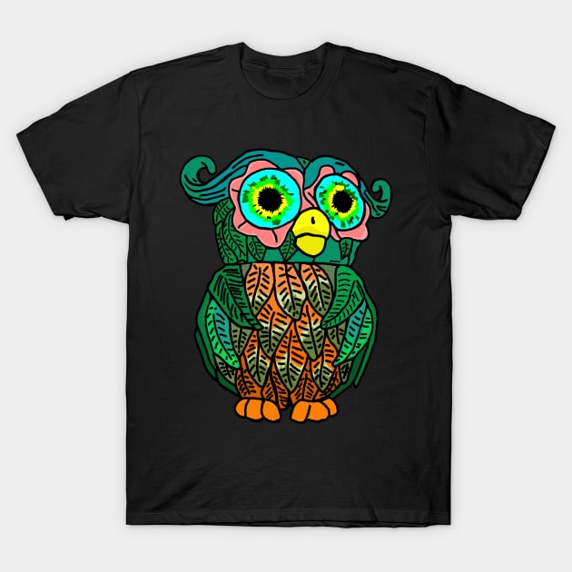 Weird Owl T-Shirt by imphavok